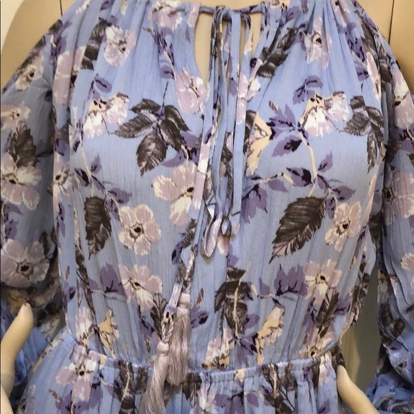 LILAC FLORAL MAXI DRESS - Picture 5 of 9